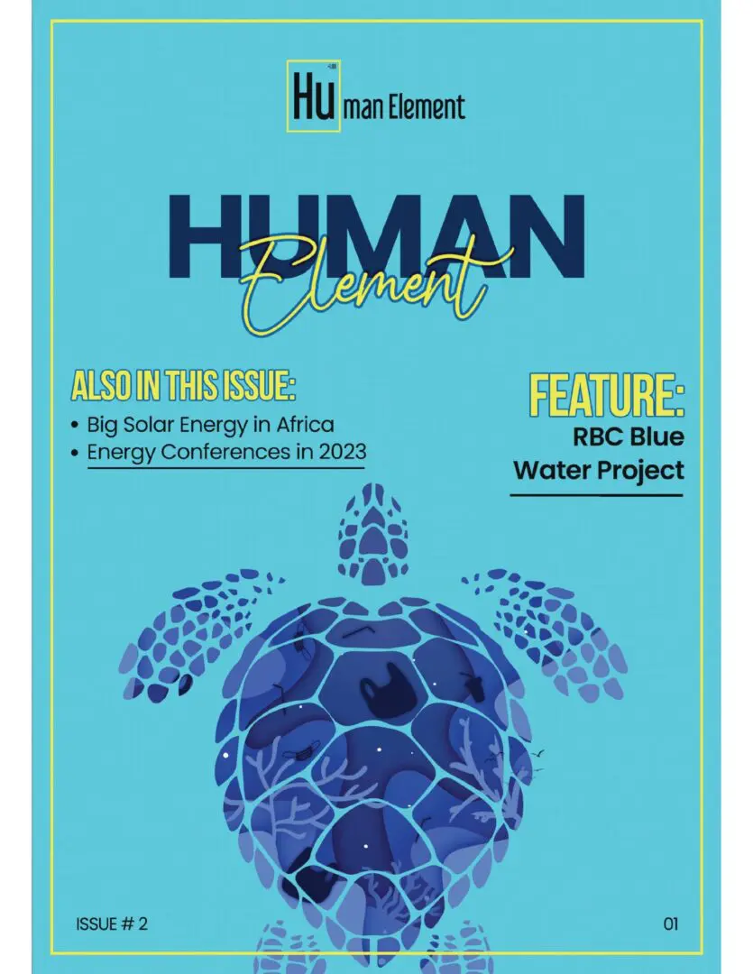 A blue turtle is on the cover of human currents.